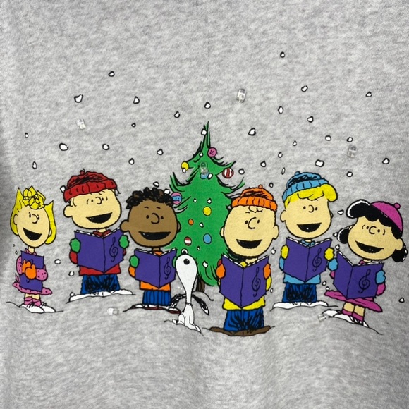 Peanuts Snoopy Christmas Light Up Sweatshirt - Picture 4 of 11
